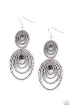 Load image into Gallery viewer, Cosmic Twirl - Black earring 1988
