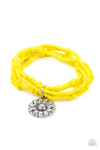 Load image into Gallery viewer, Badlands Botany - Yellow bracelet B056
