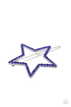 Load image into Gallery viewer, Stellar Standout - Blue hair clip 2149
