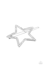 Load image into Gallery viewer, Stellar Standout - White hair clip B041
