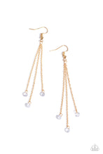 Load image into Gallery viewer, Divine Droplets - Gold earring E013
