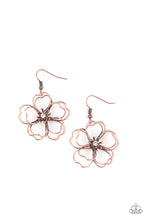 Load image into Gallery viewer, Petal Power - Copper earring 1632
