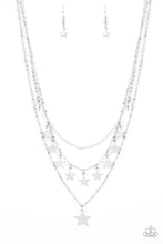 Load image into Gallery viewer, Americana Girl - Silver necklace C011
