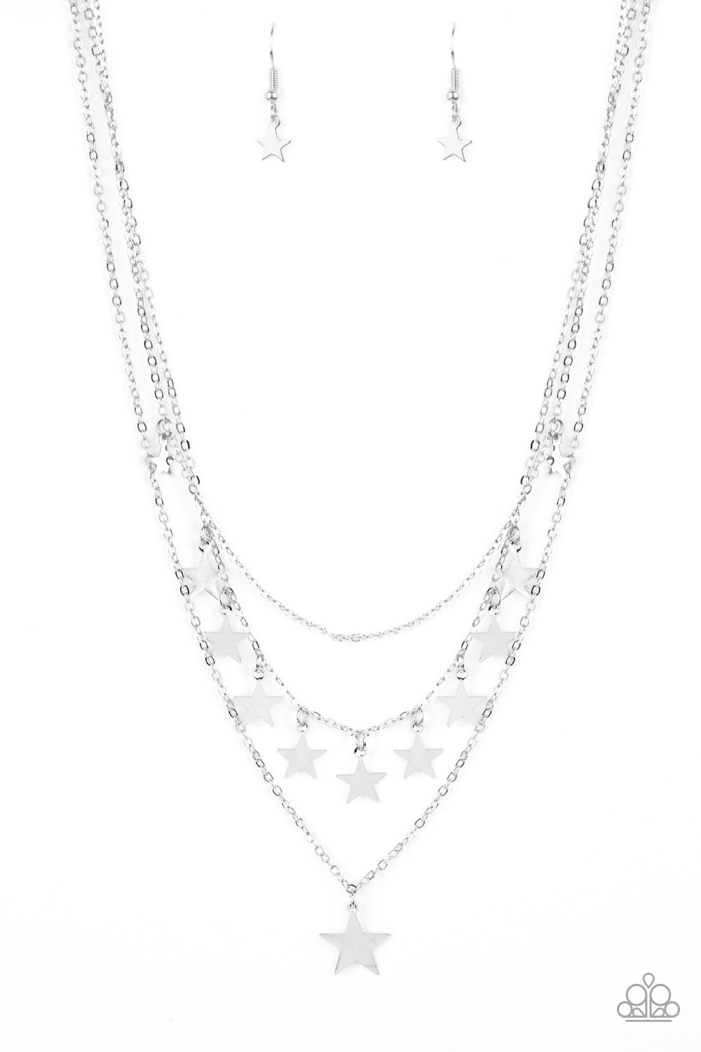 Americana Girl - Silver necklace C011