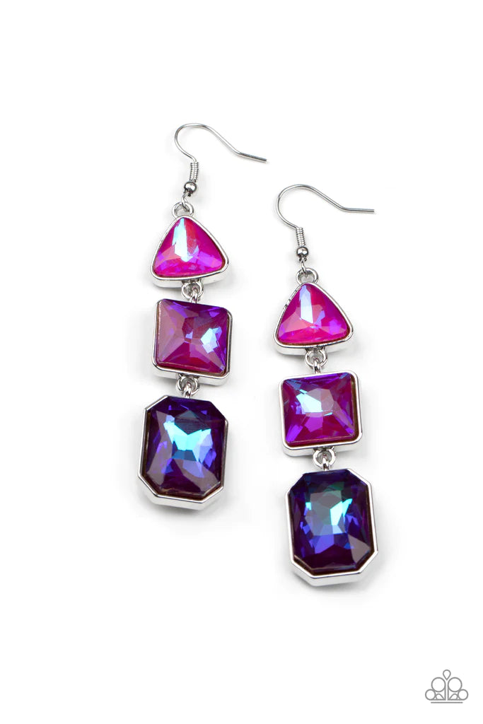 Cosmic Culture - Purple earring D058
