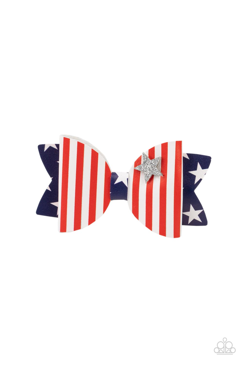 Red, White, and Bows - Multi hair clip C018