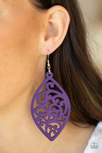 Load image into Gallery viewer, Coral Garden - Purple earring 2099
