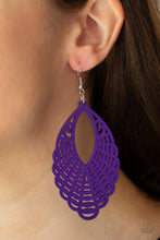 Load image into Gallery viewer, Tahiti Tankini - Purple earring 565
