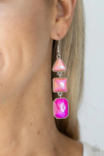 Load image into Gallery viewer, Cosmic Culture - Pink earring D058

