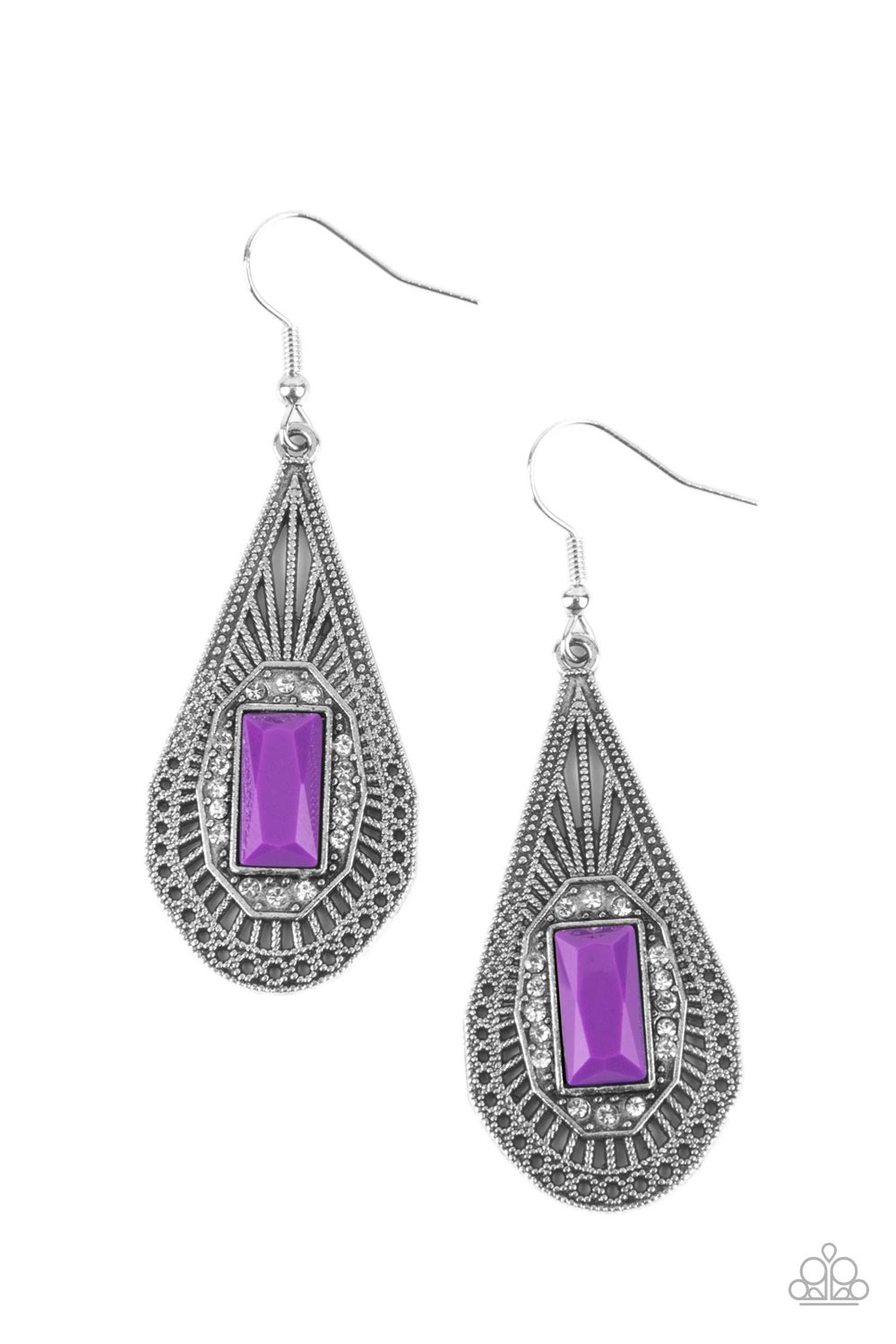 Deco Dreaming - Purple earring 1565