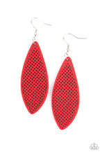 Load image into Gallery viewer, Surf Scene - Red earring 2184
