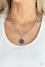 Load image into Gallery viewer, Gallery Gem - Purple necklace 1559
