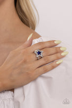 Load image into Gallery viewer, One Nation Under Sparkle - Blue ring D058
