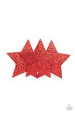 Load image into Gallery viewer, Happy Birthday, America - Red hair clip C002
