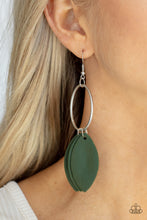 Load image into Gallery viewer, Leafy Laguna - Green earring 565
