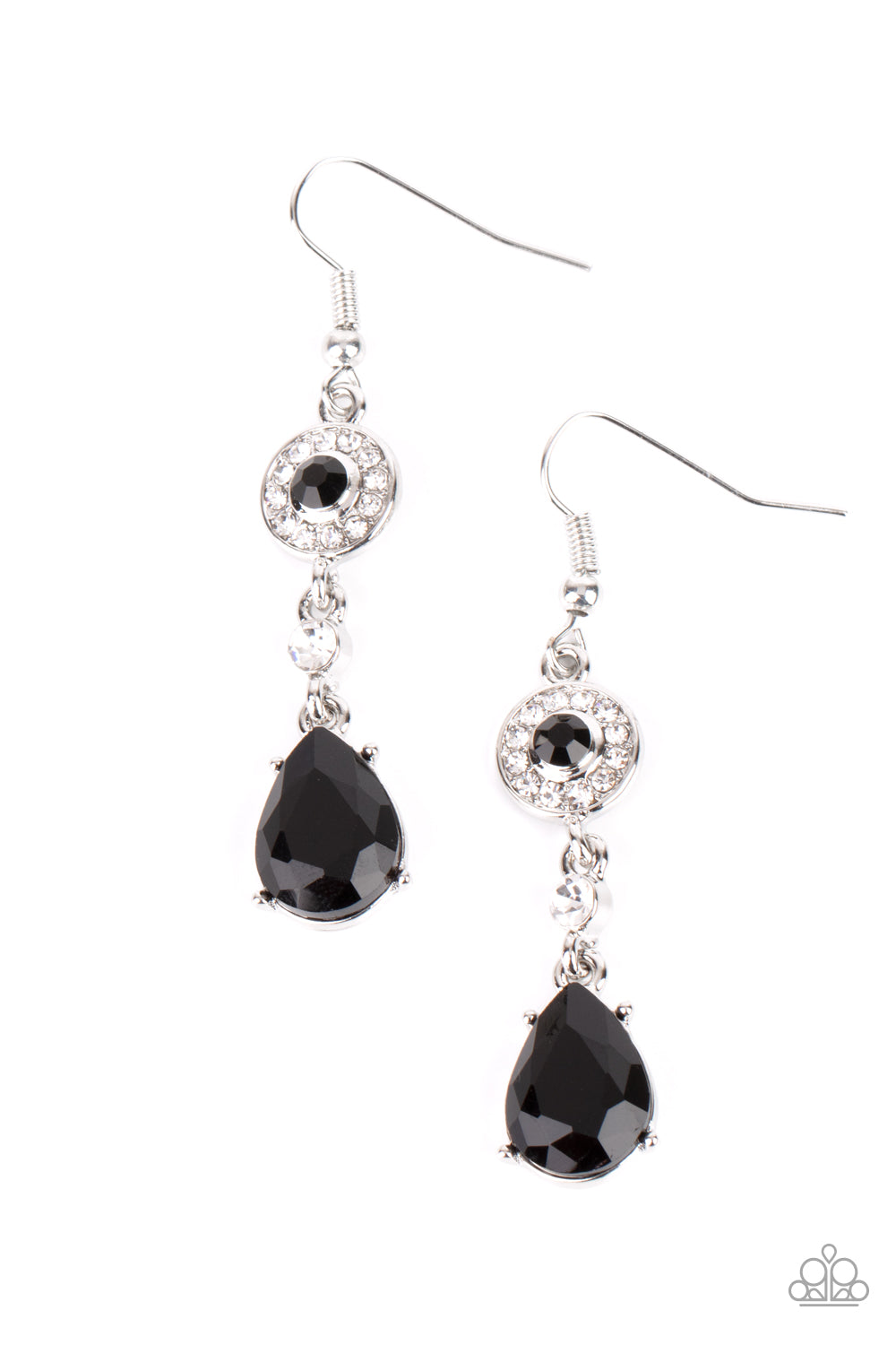 Graceful Glimmer - Black earring 622