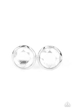 Load image into Gallery viewer, Double-Take Twinkle - White post earring 617
