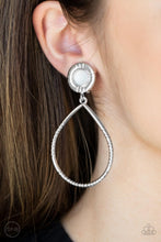 Load image into Gallery viewer, Fairytale Finish - White clip-on earring 2072

