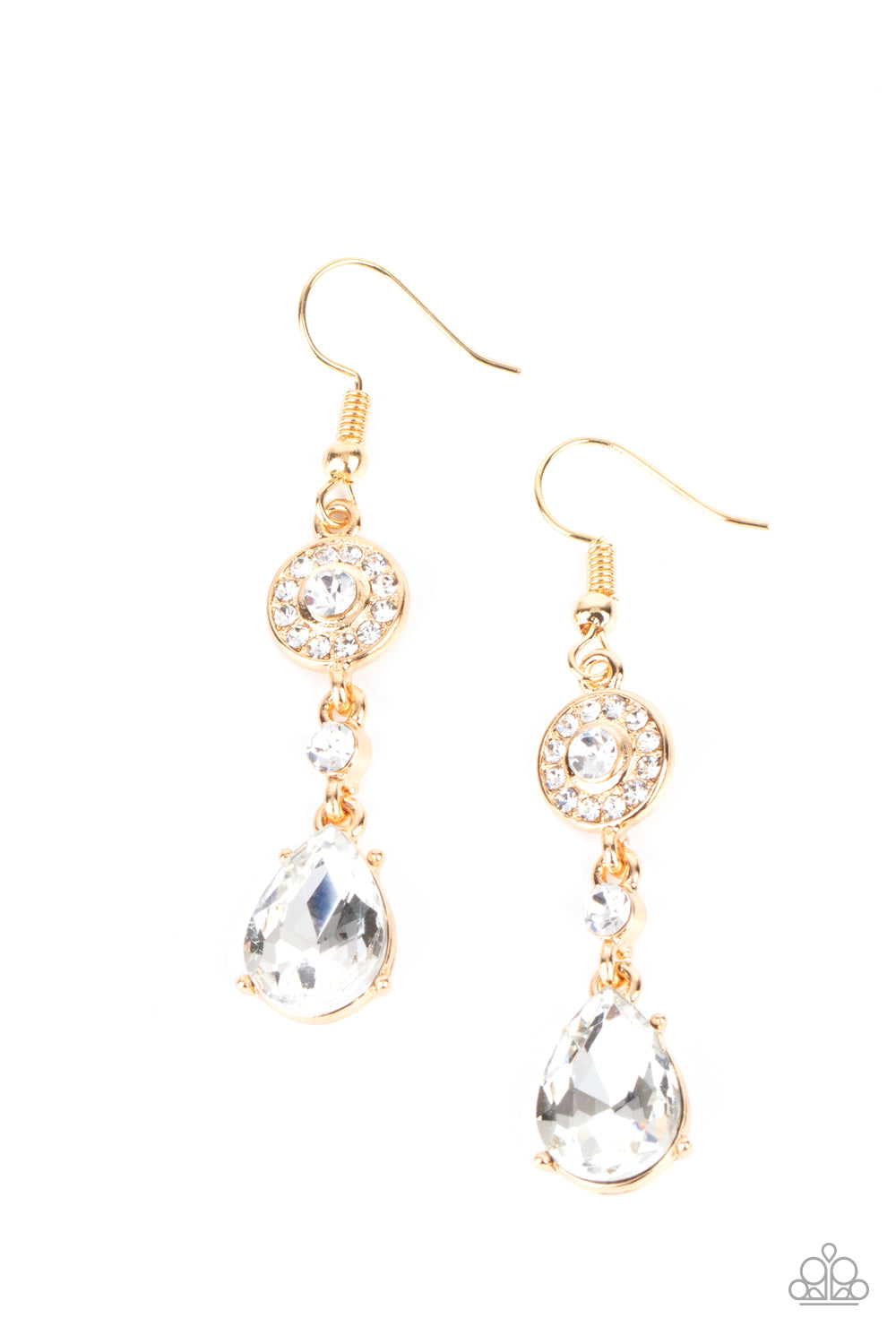 Graceful Glimmer - Gold earring B075