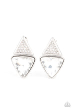 Load image into Gallery viewer, Risky Razzle - White post earring A033

