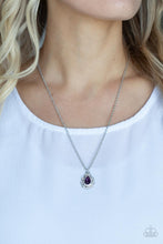 Load image into Gallery viewer, Vintage Validation - Purple necklace A060
