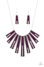 Load image into Gallery viewer, FAN-tastically Deco - Purple necklace 1659
