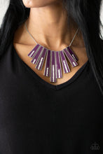 Load image into Gallery viewer, FAN-tastically Deco - Purple necklace 1659
