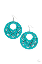 Load image into Gallery viewer, Tropical Reef - Blue earring 565
