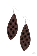 Load image into Gallery viewer, Surf Scene - Brown earring 2208
