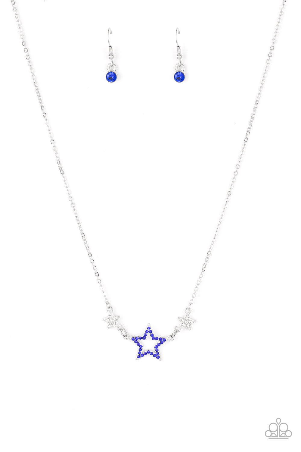 United We Sparkle - Blue necklace 1748