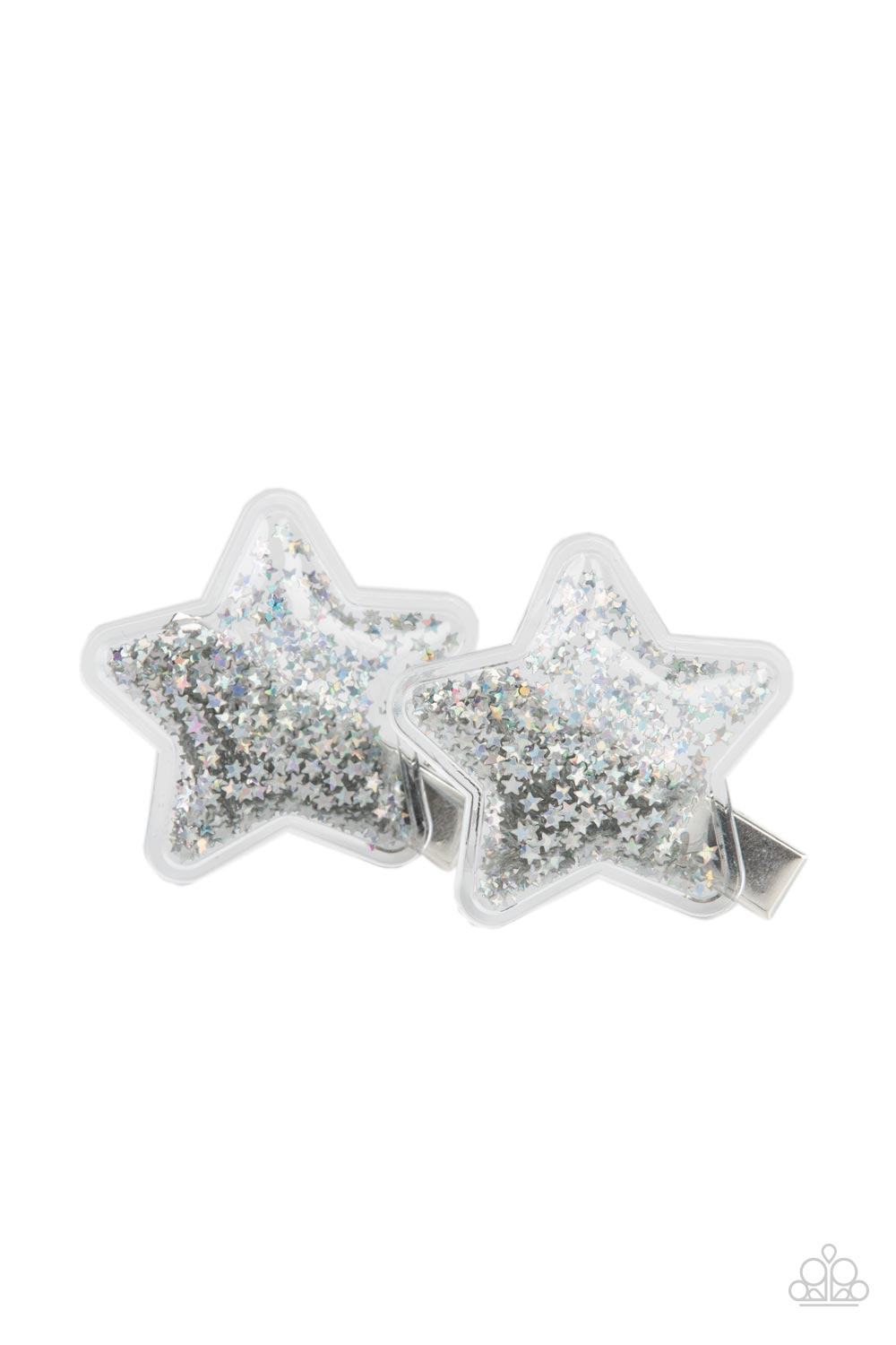 Stellar-ista - Silver hair clip B029