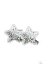 Load image into Gallery viewer, Stellar-ista - Silver hair clip B029
