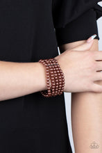Load image into Gallery viewer, A Pearly Affair - Brown bracelet B017
