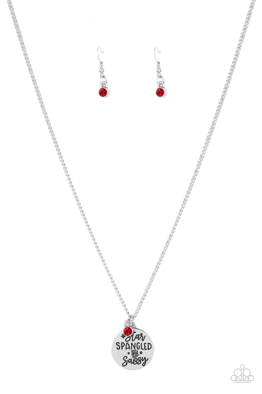 Star-Spangled Sass - Red necklace A024