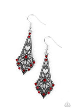 Load image into Gallery viewer, Casablanca Charisma - Red earring B094
