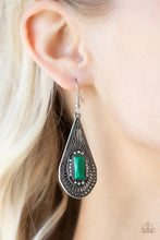 Load image into Gallery viewer, Deco Dreaming - Green earring B119
