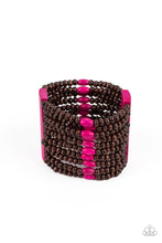 Load image into Gallery viewer, Tropical Trendsetter - Pink bracelet B122
