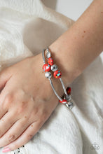 Load image into Gallery viewer, Terrazzo Territory - Red bracelet A064
