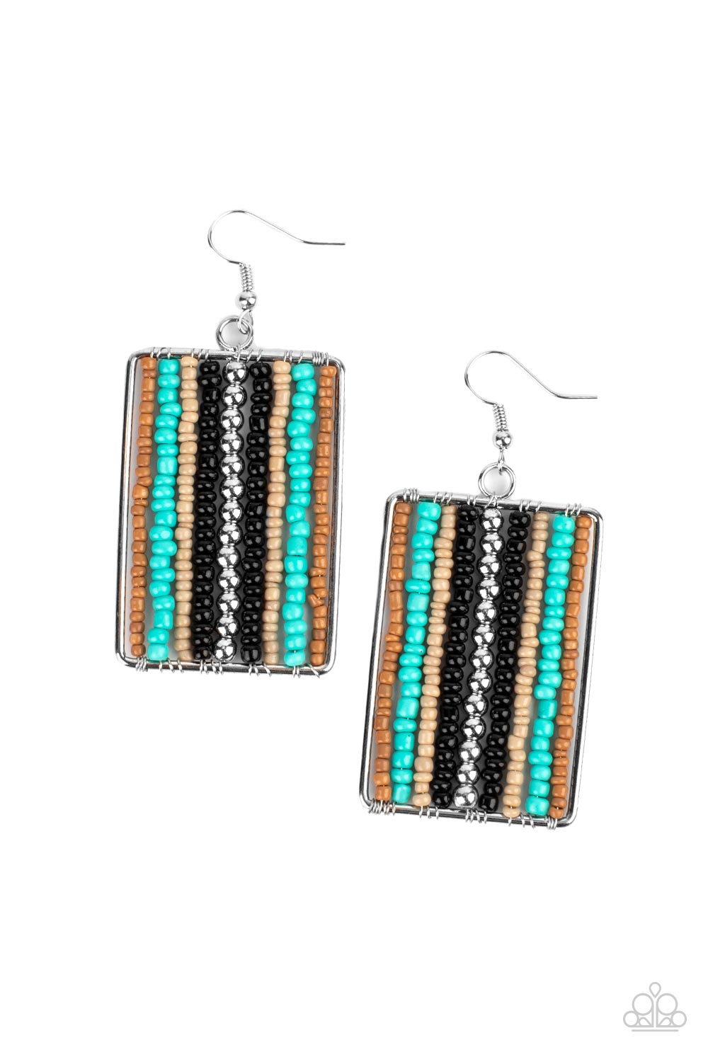 Beadwork Wonder - Black earring 629