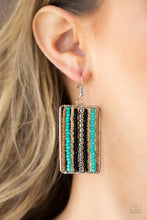 Load image into Gallery viewer, Beadwork Wonder - Black earring 629
