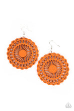 Load image into Gallery viewer, Island Sun - Orange earring D070

