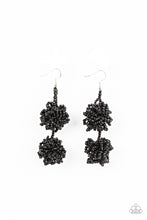 Load image into Gallery viewer, Celestial Collision - Black earring A050
