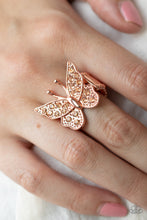 Load image into Gallery viewer, Bona Fide Butterfly - Copper ring 951
