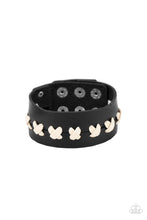 Load image into Gallery viewer, Metro Mustang - Black urban bracelet A075
