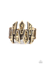 Load image into Gallery viewer, Juxtaposed Jewels - Brass ring C023R
