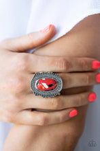 Load image into Gallery viewer, Terrazzo Trendsetter - red ring C027
