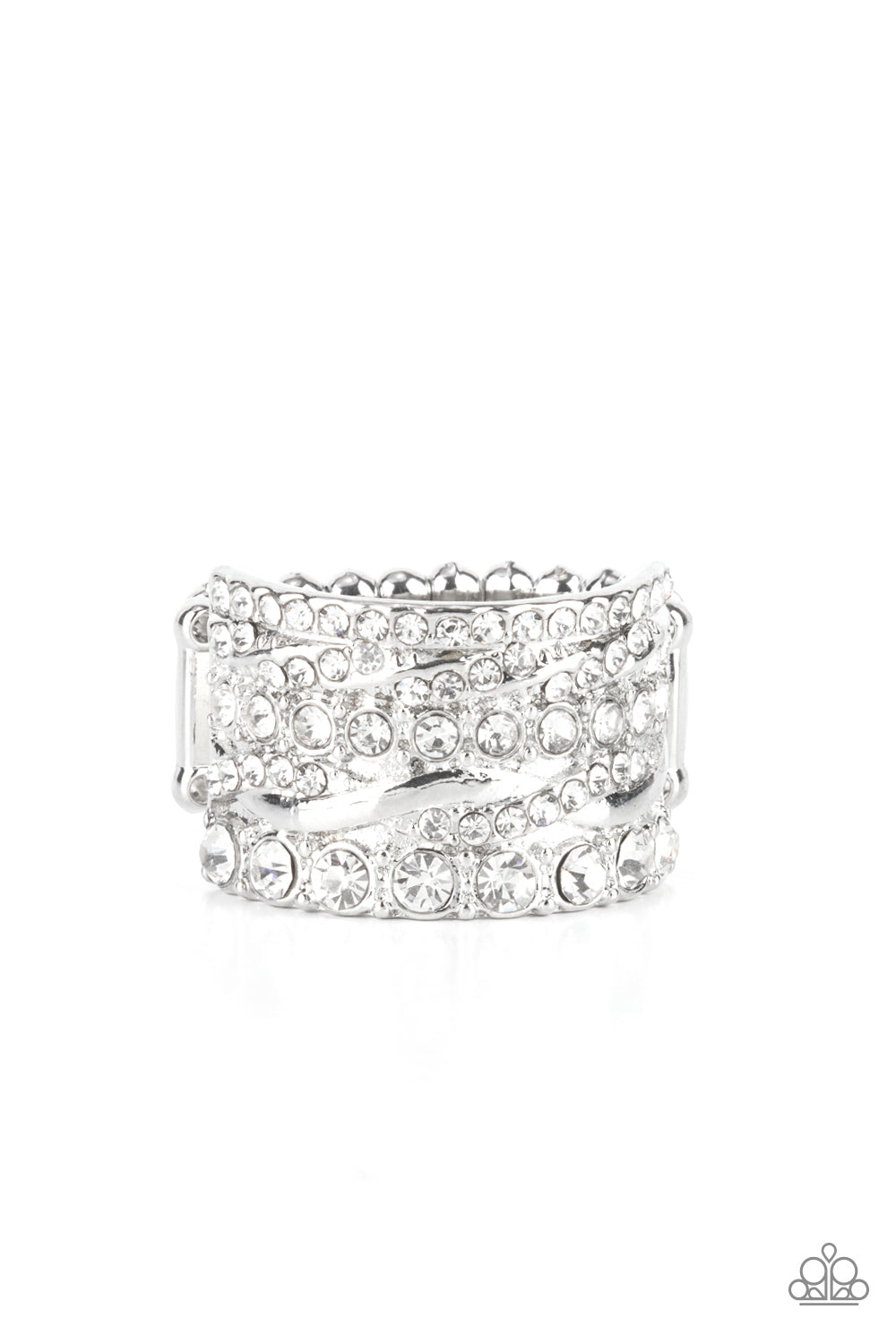 Exclusive Elegance - White ring A002