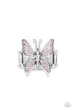 Load image into Gallery viewer, Blinged Out Butterfly - Pink ring B094
