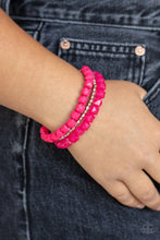 Load image into Gallery viewer, Vacay Vagabond - Pink bracelet 2238
