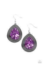 Load image into Gallery viewer, Terrazzo Tundra - Purple earring B095
